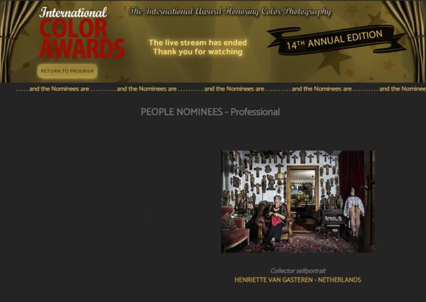 Zelfportret 'Collector' uit de serie 'Bit Player'