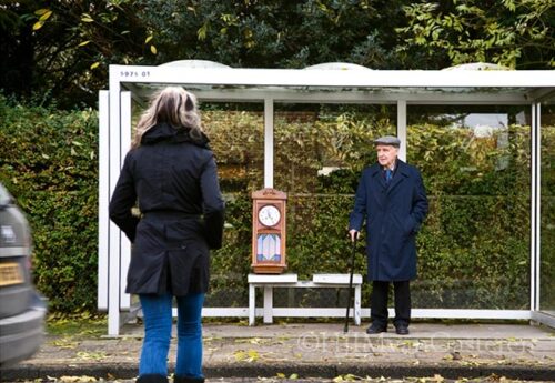 Zelfportret met vader uit de serie 'Time travel'